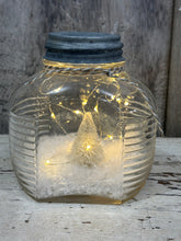 Load image into Gallery viewer, Simple White Tree in Oval Coffee Jar