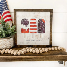 Load image into Gallery viewer, 4th of July Popsicles Sign: 10x10 Inches

