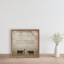 Load image into Gallery viewer, He Makes Grass Grow Psalm
