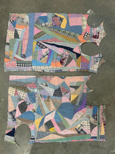 Load image into Gallery viewer, 2 Pastel Crazy Quilt Pieces

