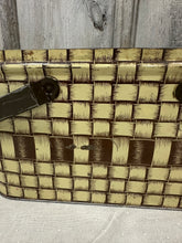 Load image into Gallery viewer, Basket Weave Metal Picnic Basket
