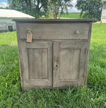 Load image into Gallery viewer, Taupe Milk Paint Washed Cupboard {LOCAL PICK UP ONLY}
