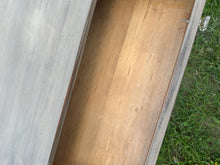 Load image into Gallery viewer, Taupe Milk Paint Washed Cupboard {LOCAL PICK UP ONLY}
