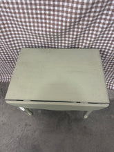 Load image into Gallery viewer, Little Sage Green Drop Leaf Table {LOCAL PICK UP ONLY}
