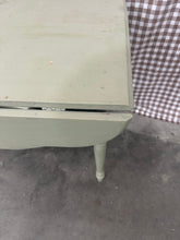 Load image into Gallery viewer, Little Sage Green Drop Leaf Table {LOCAL PICK UP ONLY}
