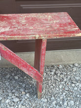 Load image into Gallery viewer, Crusty Red Bench {LOCAL PICK UP ONLY}
