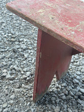 Load image into Gallery viewer, Crusty Red Bench {LOCAL PICK UP ONLY}
