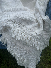 Load image into Gallery viewer, White Chenille Blanket
