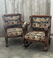 Load image into Gallery viewer, Animal Print Upholstered Chair {LOCAL PICK UP ONLY}
