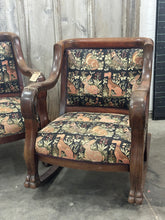 Load image into Gallery viewer, Animal Print Upholstered Rocker {LOCAL PICK UP ONLY}
