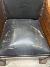 Load image into Gallery viewer, Black Leather (?) Chair  {LOCAL PICK UP ONLY}
