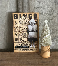 Load image into Gallery viewer, Winter Wishes BINGO card + Spool Tree
