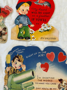 Vintage Valentine Set 1) Boys + Girls