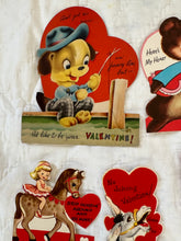 Load image into Gallery viewer, Vintage Valentine Set 2) Animals
