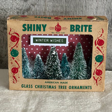 Load image into Gallery viewer, Winter Wishes Shiny Brite Ornament Box Diorama

