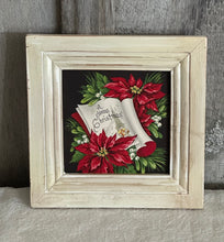 Load image into Gallery viewer, Joyous Christmas Card in Frame {Poinsettia}
