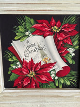 Load image into Gallery viewer, Joyous Christmas Card in Frame {Poinsettia}
