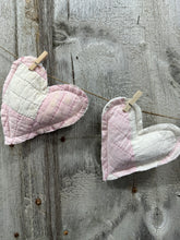 Load image into Gallery viewer, Set 4) Pink Quilt Heart Garland
