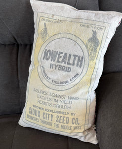 Iowealth/Sioux City Feed Sack Pillow
