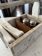 Load image into Gallery viewer, White Handmade Wooden Tote

