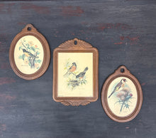 Load image into Gallery viewer, Bird Plaques, Set of Three
