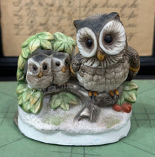 Load image into Gallery viewer, Owl with Babies Figurine
