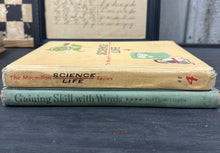 Load image into Gallery viewer, Science + English book stack
