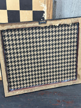Load image into Gallery viewer, Manuscript Alpha book page in Upcycled Frame
