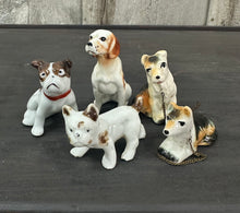 Load image into Gallery viewer, Set of Five Dog Figurines
