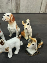 Load image into Gallery viewer, Set of Five Dog Figurines
