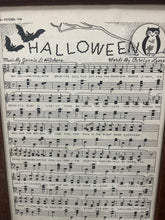 Load image into Gallery viewer, Halloween Song in Frame
