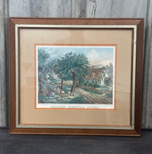 Load image into Gallery viewer, American Homestead Autumn, Currier and Ives print
