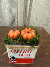 Load image into Gallery viewer, Pumpkins on Caraway Seed Tin
