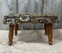 Load image into Gallery viewer, Fun, 70's Foot Stool
