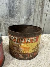 Load image into Gallery viewer, Crusty, Rusty Coffee Cans, Set of 2 {Bliss + Lipton}

