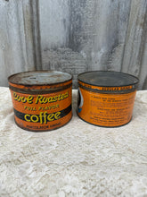 Load image into Gallery viewer, Coffee Cans, Set of 2 {Sanka + Cool Roasters}
