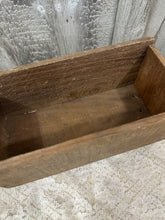 Load image into Gallery viewer, Wooden Box on Pedestal Feet

