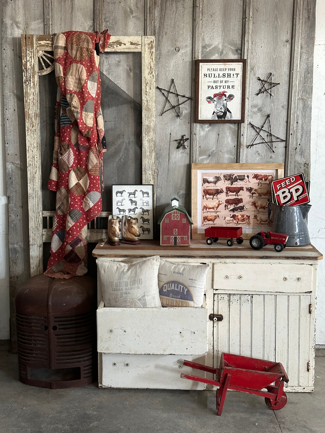 Farmhouse Cupboard {LOCAL PICK UP ONLY}