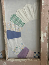 Load image into Gallery viewer, Pink 3-Pane Window w/Vintage Quilt {LOCAL PICK UP ONLY}
