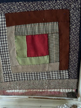 Load image into Gallery viewer, Log Cabin Quilt Piece
