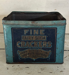 Fine Fairy Soda Crackers tin