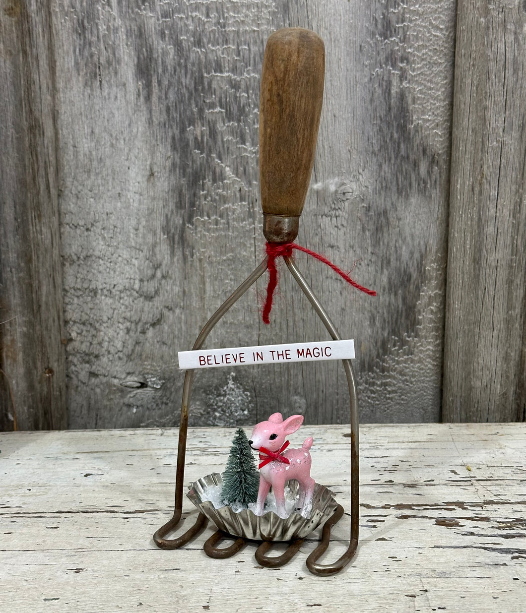 Believe in the Magic Masher (pink deer)