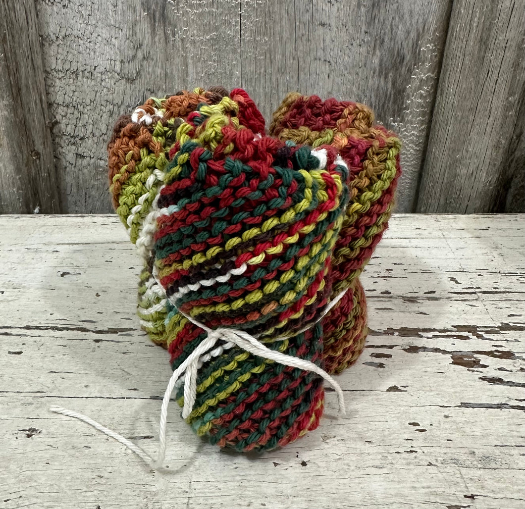 Grandma's Dish Cloths {Autumn Set}