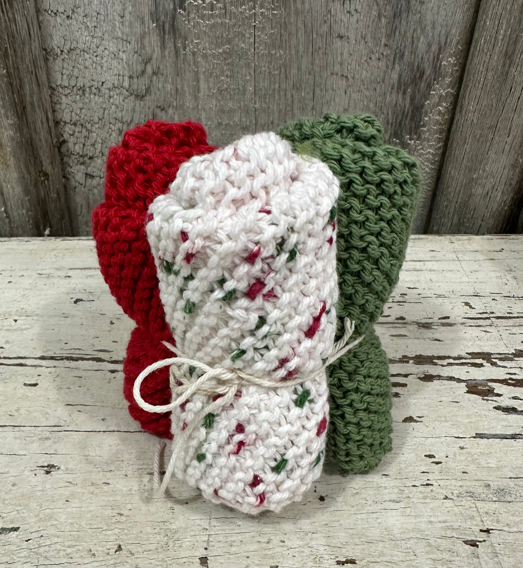 Grandma's Dish Cloths {Christmas Sprinkles}