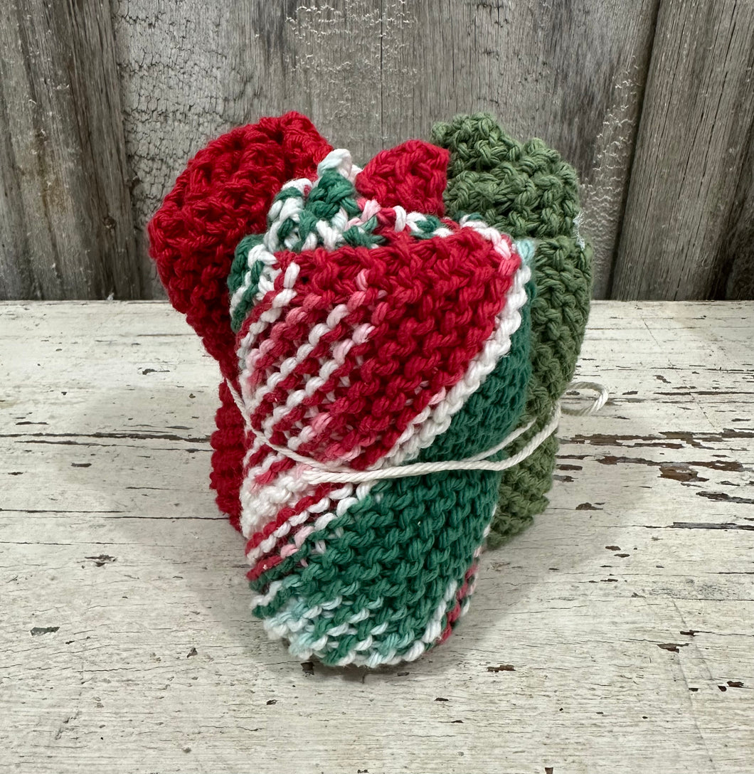 Grandma's Dish Cloths {Christmas}