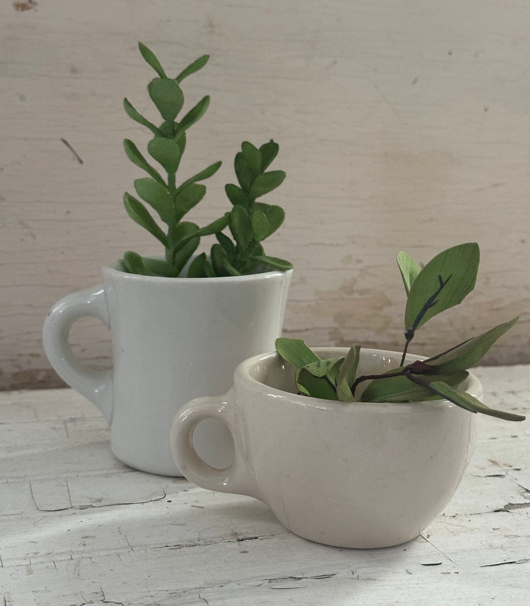 Set of Two Restaurant Mugs