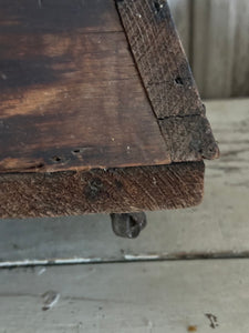 Shoe Shine Box on Wheels