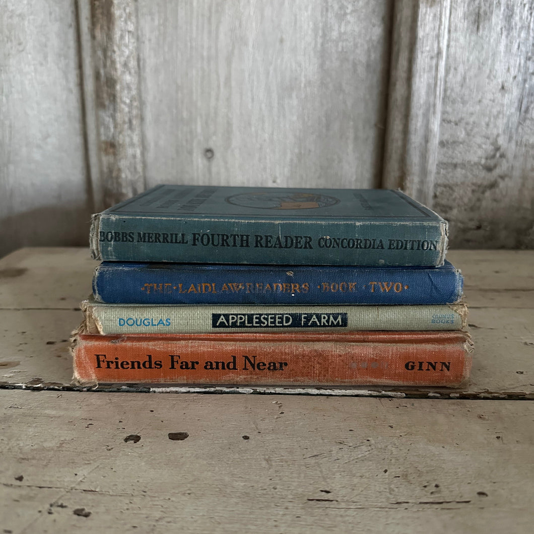 Orange + Blue Books, Set of Four