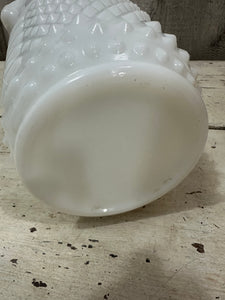 Milk Glass Hobnail Pitcher