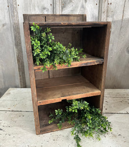 Handmade Shelf from Old Box  {LOCAL PICK UP ONLY}